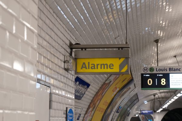 Panneau alarme