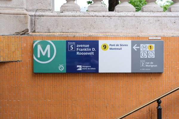 Panneau de directions