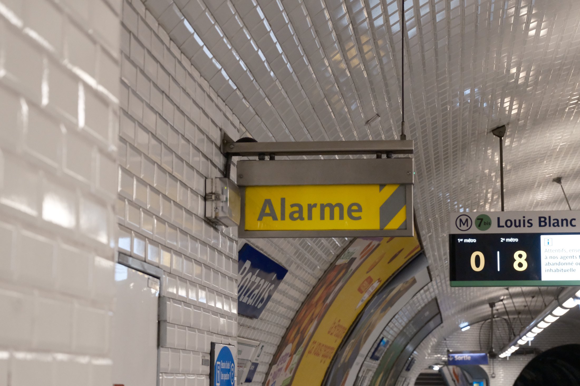 Panneau alarme