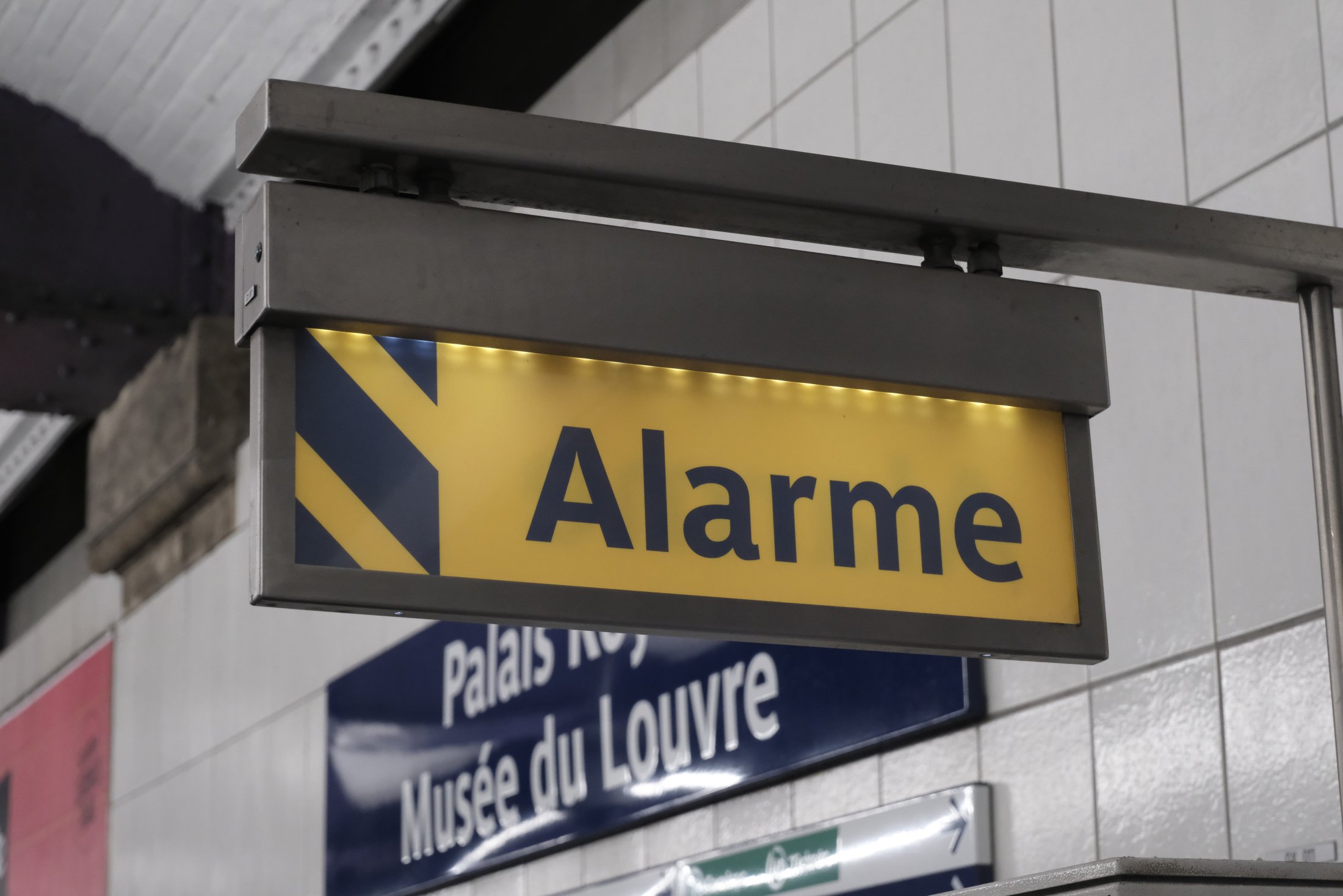 Panneau alarme